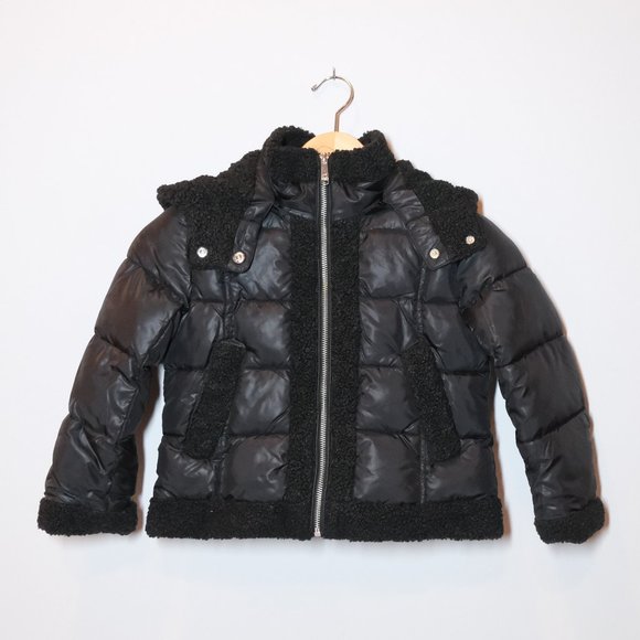NWT Sam Edelman ​Little Girl’s Faux Sherpa Puffer Jacket